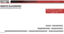 Desktop Screenshot of marcusklausmann.de