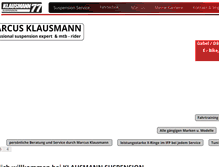 Tablet Screenshot of marcusklausmann.de